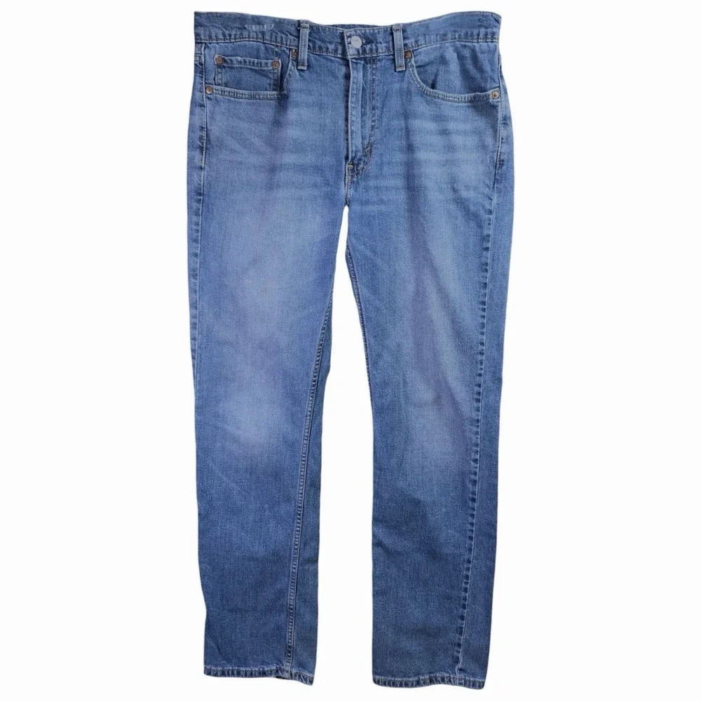 Levi Strauss 514 Jeans Mens 34x32 Blue Straight Fit Denim Casual Workwear